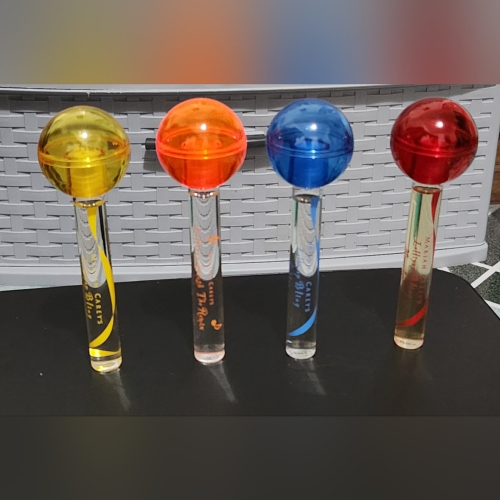 4 Mariah Carey Lollipop Bling Rollerball Perfume - Honey, Mine Again and more